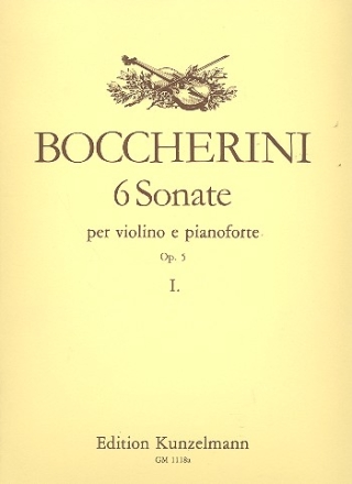 6 Sonaten op.5 Band 1 (Nr.1-3) fr Violine und Klavier