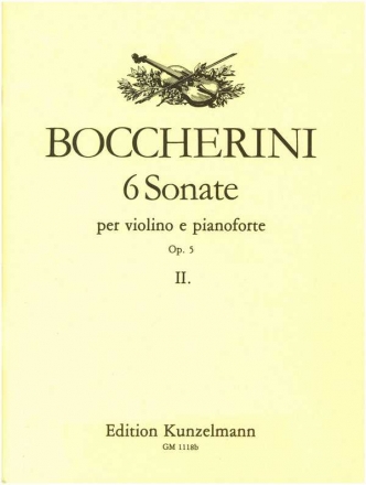 6 Sonaten op.5 Band 2 (Nr.4-6) fr Violine und Klavier