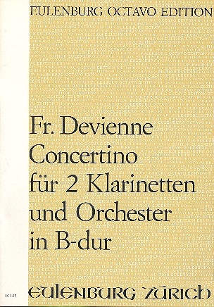 Concertino B-Dur fr 2 Klarinetten und Orchester Partitur