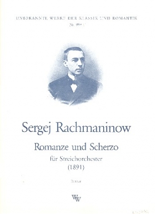Romanze und Scherzo fr Streichorchester Partitur