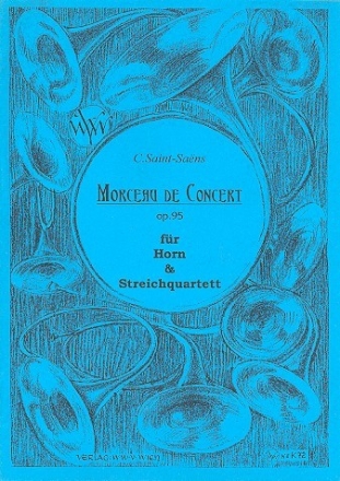 Morceau de concert op.94 fr Horn in F und Streichquartett Partitur und 5 Stimmen