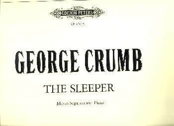 The Sleeper for mezzo-soprano and piano