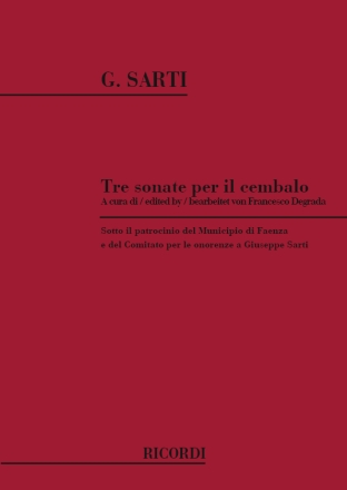 3 sonate per il cembalo DEGRADA, FRANCESCO, ED MAESTRI ITALIANI DELLA TASTIERA