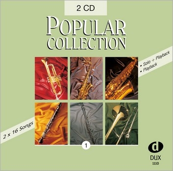 Popular Collection Band 1 2 CD's jeweils mit Solo und Playback und Playback allein