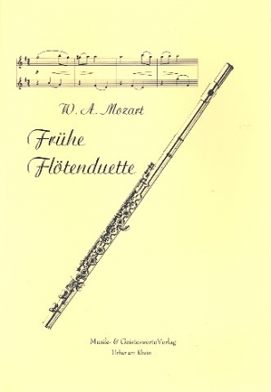 Frhe Fltenduette  fr 2 Querflten Spielpartitur