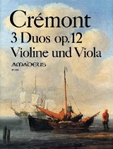 3 Duos op.12  fr Violine und Viola Stimmen