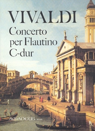 Concerto C-Dur op.44,11 fr Flautino (Altblockflte), Streicher und Bc Klavierauszug