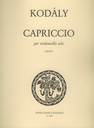 Capriccio fr Violoncello solo