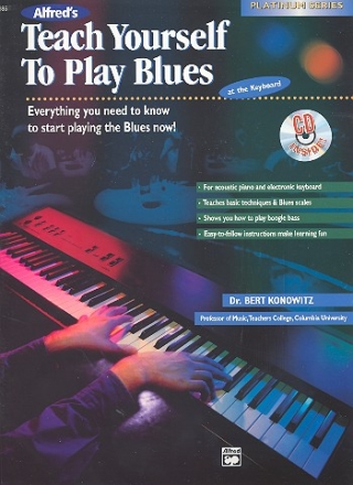 Teach yourself to play Blues at the Keyboard (+CD) Konowitz, Bert