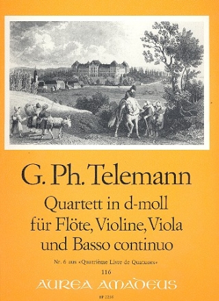 Quartett d-Moll fr Flte, Violine, Viola und Bc