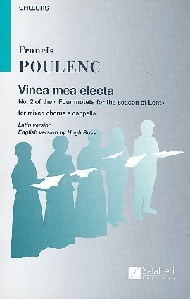 Vinea mea electa for mixed chorus a cappella (la/en) score