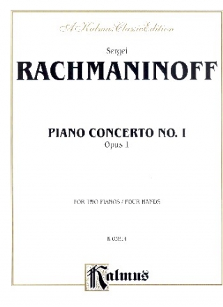 Piano concerto f sharp minor op.1,1 for 2 pianos/4 hands