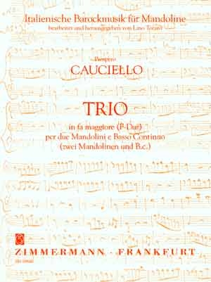 Trio F-Dur fr 2 Mandolinen und Bc