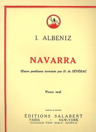 Navarra   pour piano seul