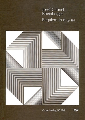 Requiem d-Moll op.194 fr gem Chor und Orgel Partitur (= Orgelstimme)
