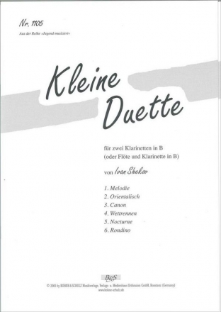 Kleine Duette  fr 2 Klarinetten (Flte und Klarinette)