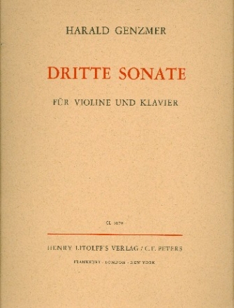 Sonate Nr.3 fr Violine und Klavier