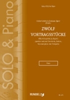 12 Vortragsstcke fr Posaune in B/C (Tenorhorn/Bariton/Tenorsaxophon/ Trompete) und Klavier,    Partitur und 2 Stimmen
