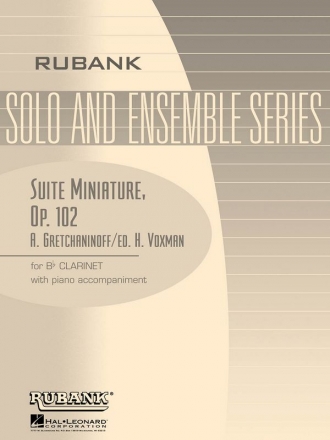Suite Miniature op.145 for clarinet and piano