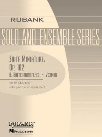 Suite Miniature op.145  for clarinet and piano