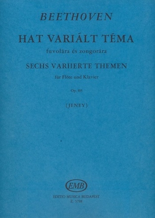 6 variierte Themen op.105 fr Flte und Klavier