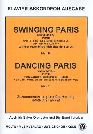 Swinging Paris   und   Dancing Paris fr Klavier/Akkordeon