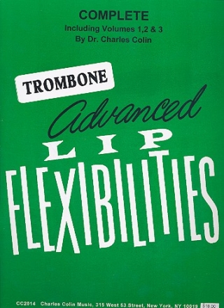Advanced Lip Flexibilities vols.1-3 for trombone