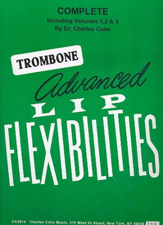 Advanced Lip Flexibilities vol.1-3 for trombone