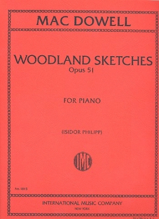 Woodland Sketches op.51 for piano