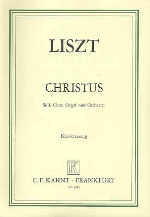 Christus Oratorium fr Soli, Chor, Orgel und Orchester Klavierauszug (Broschiert)