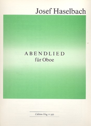 Abendlied fuer Oboe solo