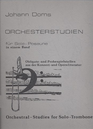 Orchesterstudien  fr Solo-Posaune