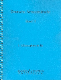 Deutsche Armeemrsche Band 2 fr Blasorchester Altsaxophon 1