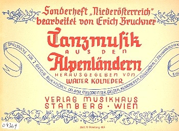 Tanzmusik aus den Alpenlndern Band 9 fr 2 gleiche Blockflten Spielpartitur