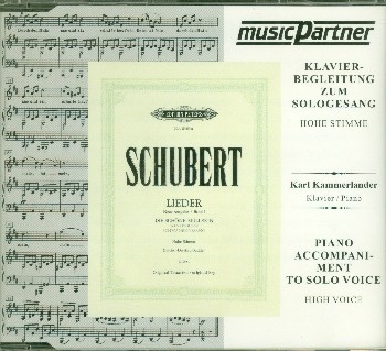 Die schne Mllerin D795 fr hohe Stimme und Klavier CD mit Klavierbegleitung zum Sologesang (hoch)