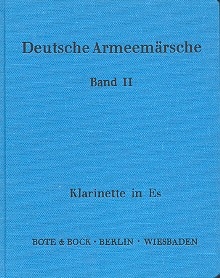 Deutsche Armeemrsche Band 2 fr Blasorchester Klarinette in Es