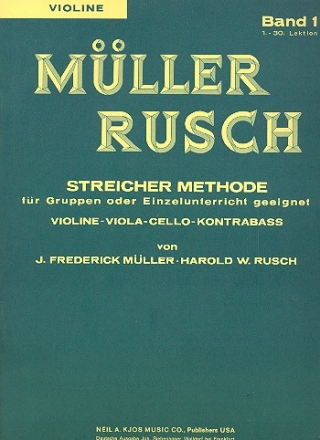 Streicher-Methode Band 1 Violine fr Gruppen- oder Einzelunterricht