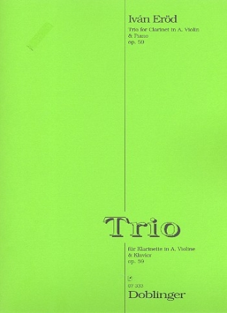 TRIO OP.59 FUER KLARINETTE IN A, VIOLINE UND KLAVIER