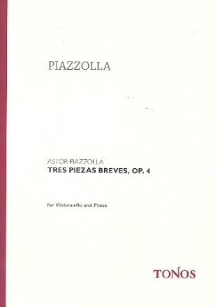 3 piezas breves op.4 para cello y piano