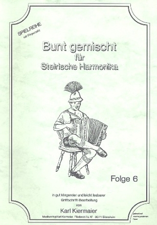 Bunt gemischt Band 6 fr steirische Harmonika in Griffschrift