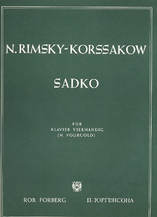 Sadko fr Klavier zu 4 Hnden