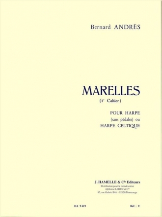 Marelles vol.1 pour harpe sans pdales ou harpe celtique