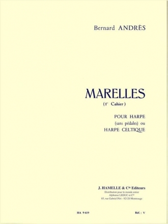 Marelles vol.1 pour harpe sans pdales ou harpe celtique