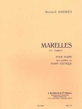 Marelles vol.2 pour harpe sans pdales ou harpe celtique