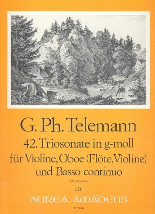 Ttriosonate g-Moll Nr.42 fr Violine, Oboe (Flte, Violine) und Bc