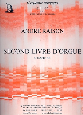 Second livre d'orgue vol.2 pour orgue