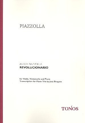 Revolucionario fr Violine, Violoncello und Klavier Partitur und Stimmen