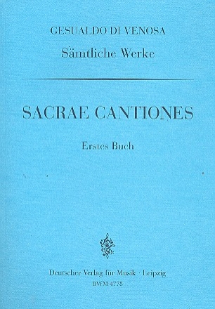 Sacrae cantiones Band 1 für gem Chor a cappella