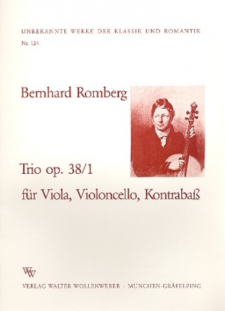 Trio op.38,1 fr Viola, Violoncello und Kontrabass Stimmen