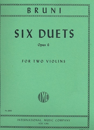 6 Duets op.6 for 2 violins